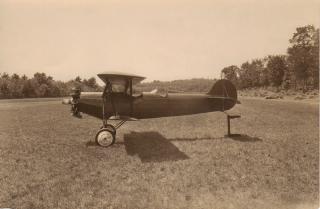 Bi-plane built by Perley Ordway